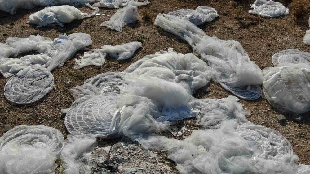 Görenleri bir hayli şaşırttı: Dere kenarına atılmış