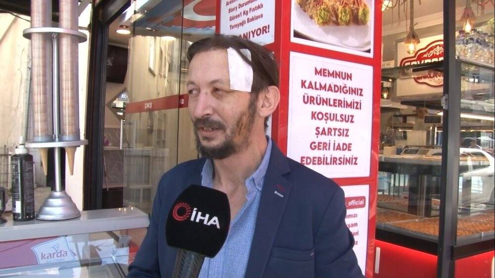 ‘Ne bakıyorsun’ kafasından bıçakladılar: 28 dikiş atıldı