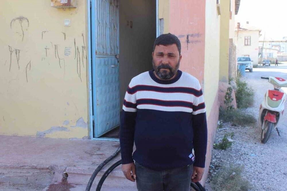 Konya'da depremzede ailenin kaldığı evde yangın çıktı