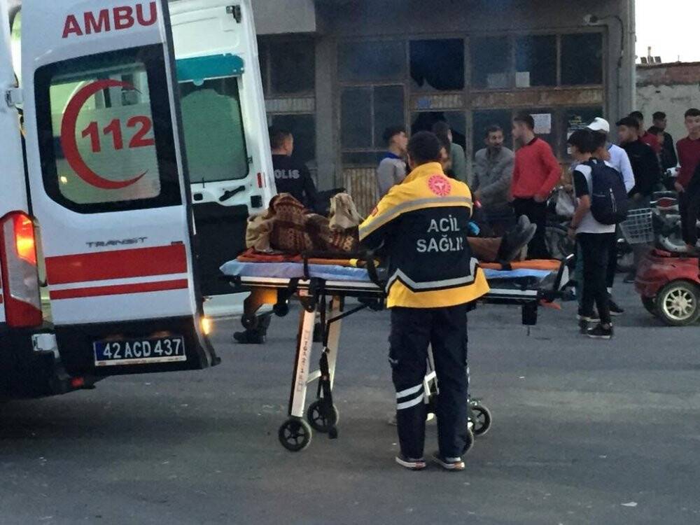 Karapınar'da trafik kazası: 2 yaralı