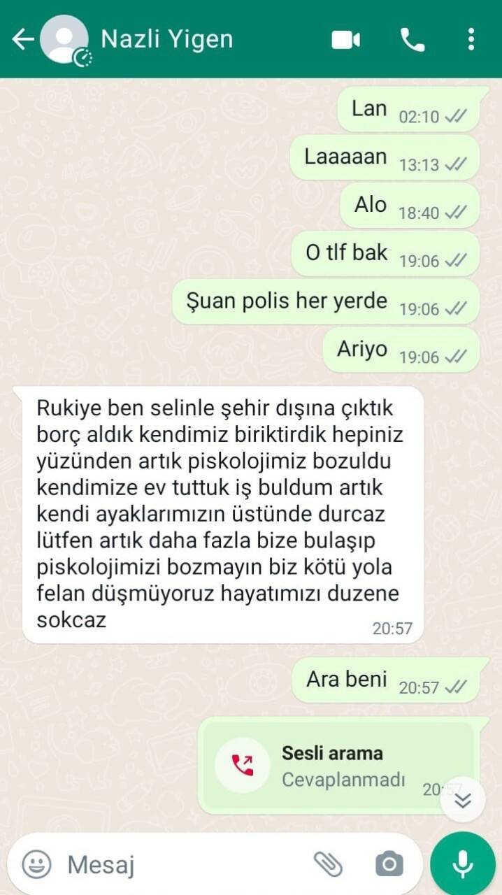 Bir mesajla sırra kadem basmışlardı! Bakın nerede bulundular