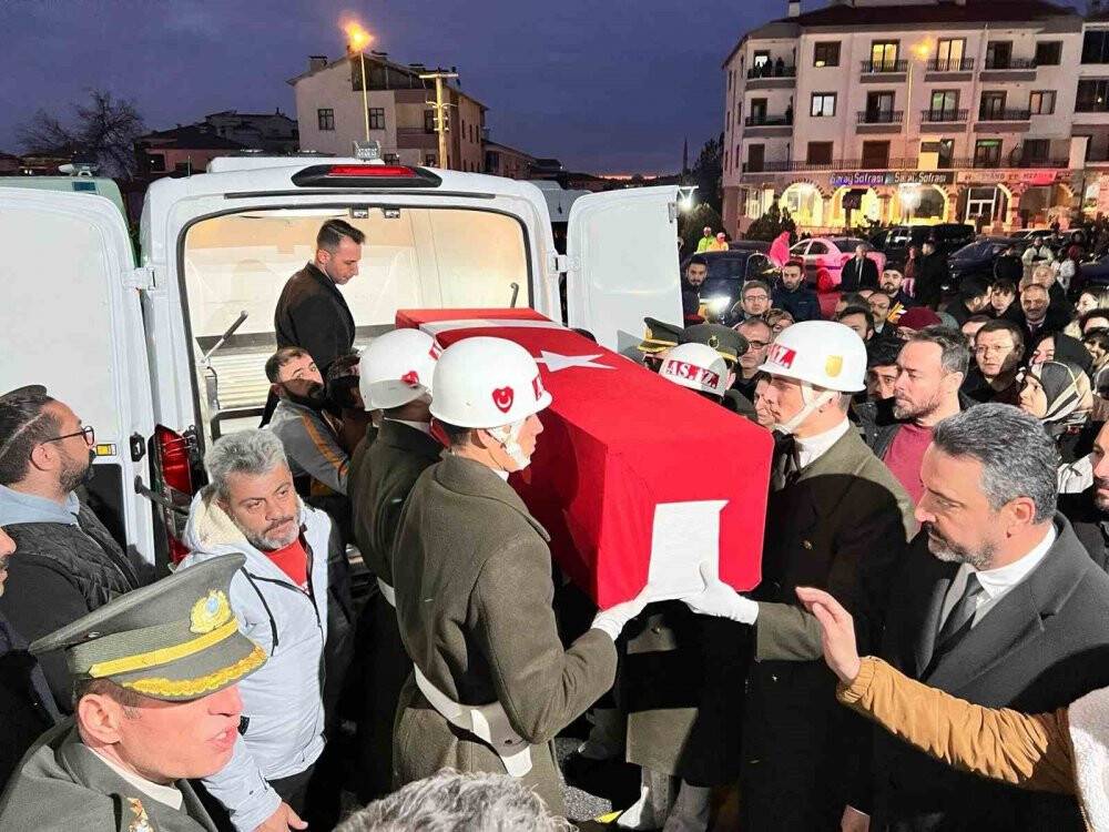 Şehit üsteğmenin cenazesi memleketi Aksaray’a ulaştı