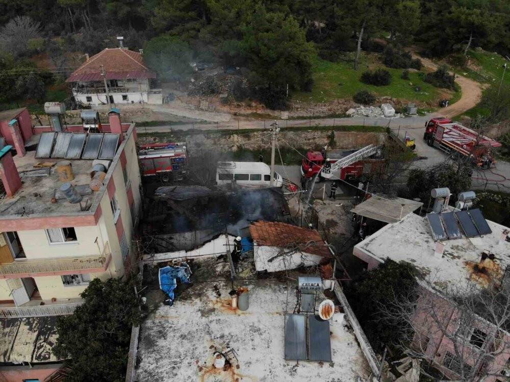 2 aylık ‘Can’ bebek alevler arasında kaldı