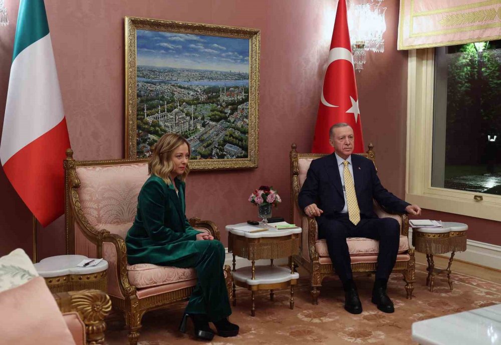 Erdoğan, İtalya Başbakanı Meloni’yi kabul etti