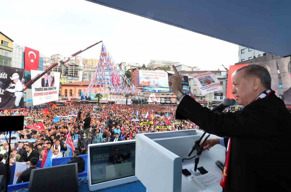 Zonguldak'ta Cumhurbaşkanı Recep Tayyip Erdoğan coşkusu