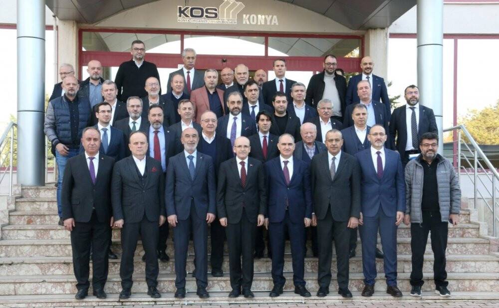 Bakan Şimşek, Konya OSB’de sanayicilerle buluştu
