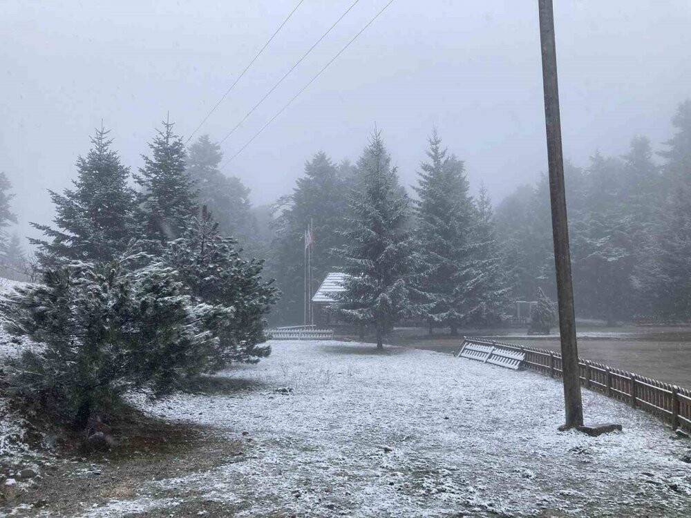 Bolu bembeyaz oldu! Harika görüntüler ortaya çıktı