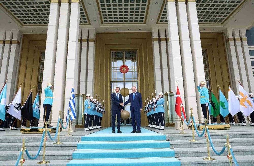 Yunanistan Başbakanı Miçotakis Ankara'da