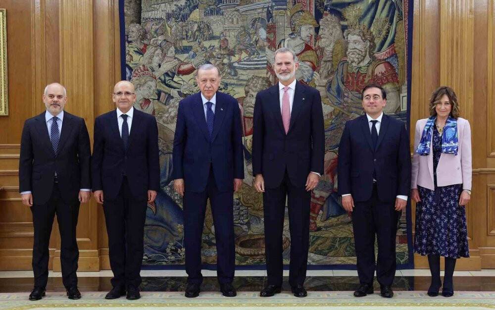 Cumhurbaşkanı Erdoğan, İspanya Kralı VI Felippe ile görüştü