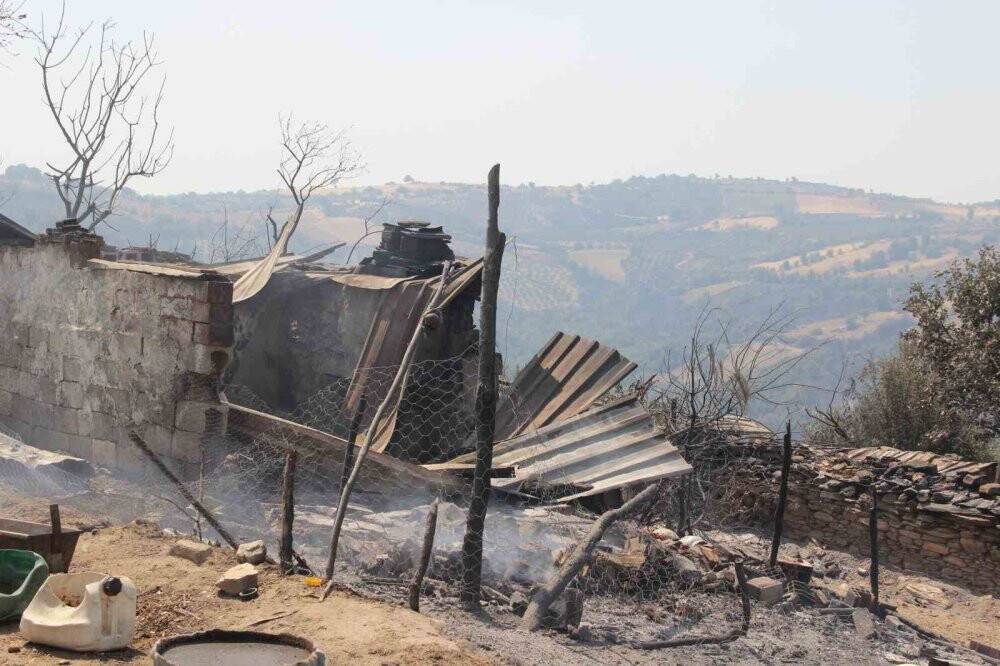 Manisa’daki orman yangınında bu tablo görenleri 'ahh' dedirtti