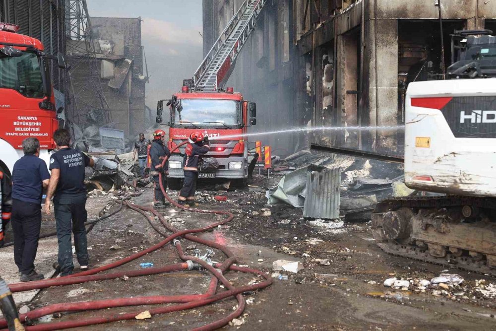 Sakarya’daki patlamanın görüntüleri ortaya çıktı