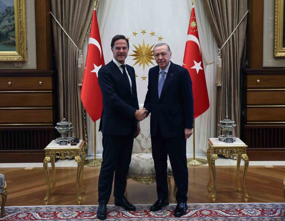 Cumhurbaşkanı Erdoğan, NATO Genel Sekreteri Rutte’yi kabul etti