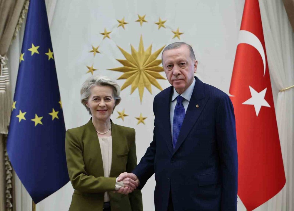 Cumhurbaşkanı Erdoğan, AB Komisyonu Başkanı von der Leyen ile görüştü