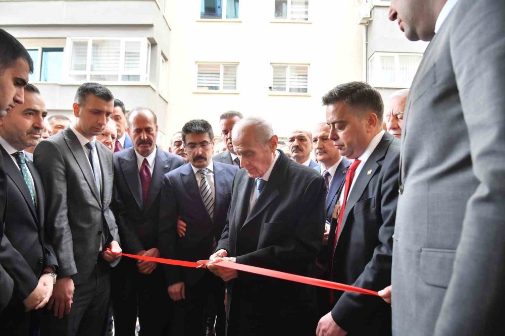 MHP lideri Bahçeli, Türkiye Alparslan Türkeş Siyaset Akademisi Vakfı’nın açılışına katıldı