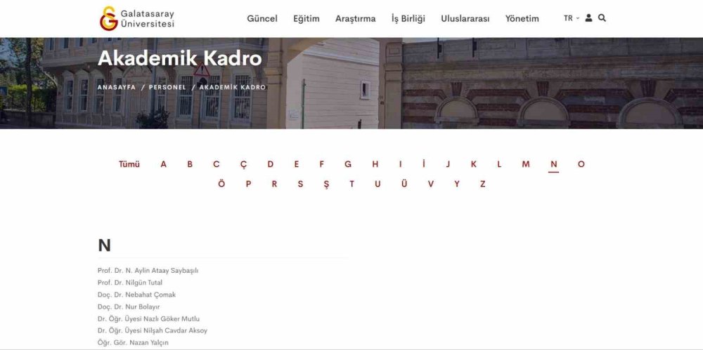 Diploması iptal edilen Galatarasaylı Naciye Aylin Ataay Saybaşılı hala YÖK akademik sisteminde