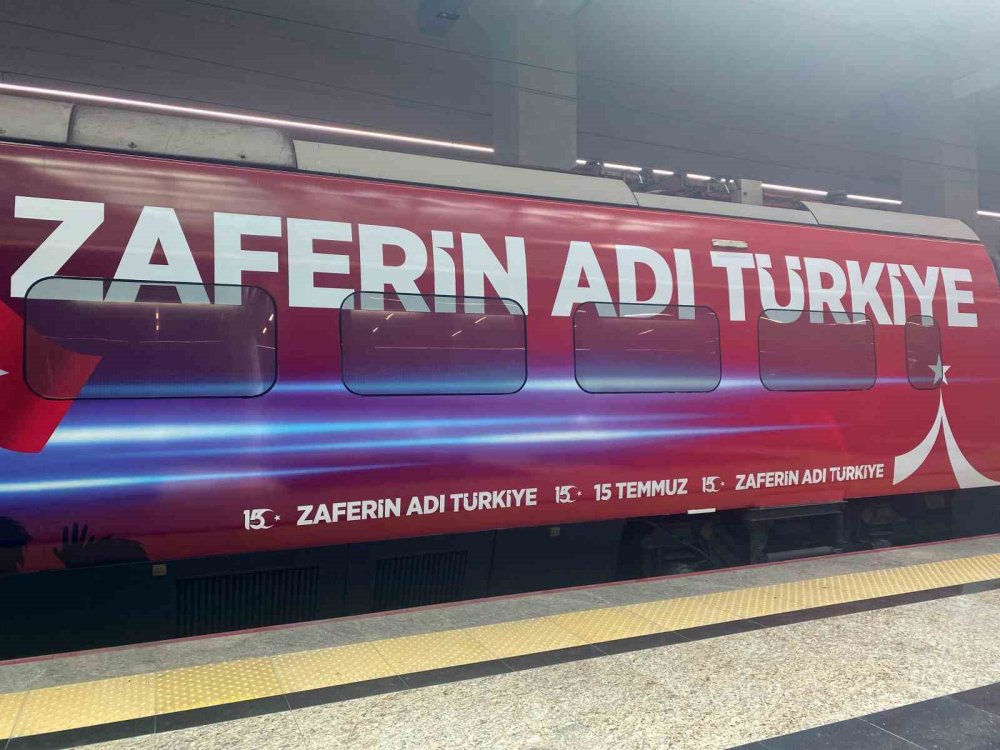 Konya'ya da uğrayacak! "15 Temmuz Demokrasi ve Birlik Treni" uğurlandı