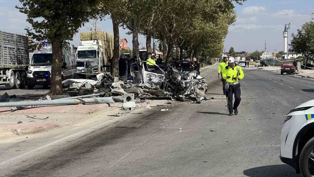 Konya'daki cinayet gibi kazanın görüntüleri ortaya çıktı