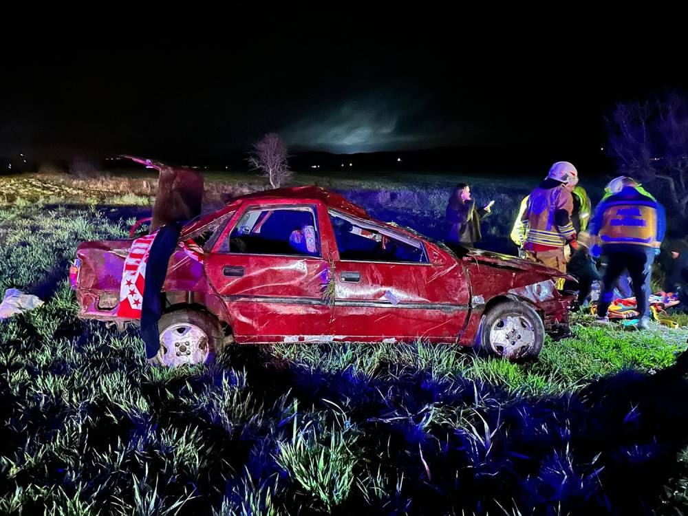 Bayram arifesinde feci kaza: 1 ölü, 1’i ağır 3 yaralı