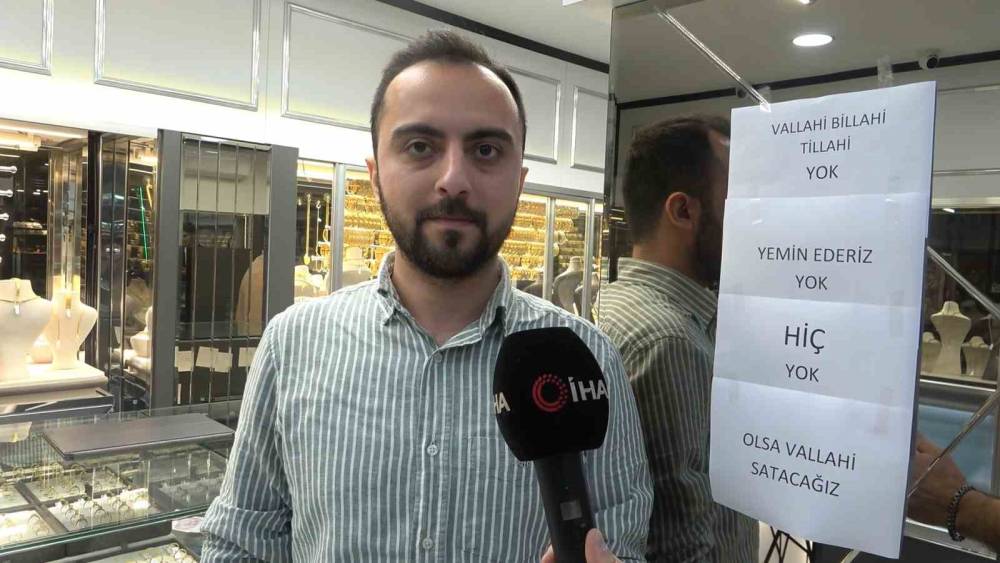 Kuyumcularda altın kalmadı