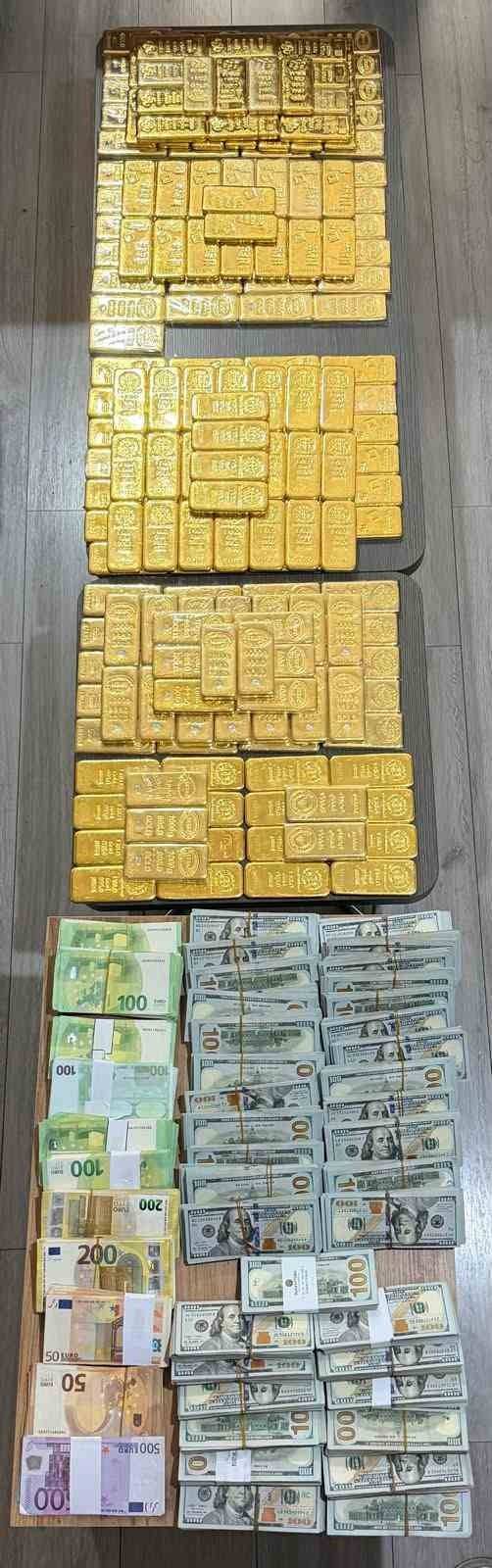 Alihan Kuriş soruşturmasında 200 kilogram külçe altın ele geçirildi