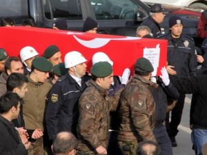 Şehit polis memuru Yüca, son yolculuğuna uğurlandı