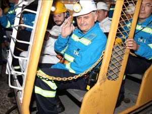 Başbakan Yıldırım, madencilerle iftar yaptı