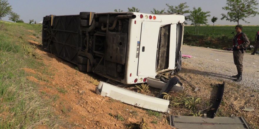 Konya'da otobüs kazası: 38 Yaralı