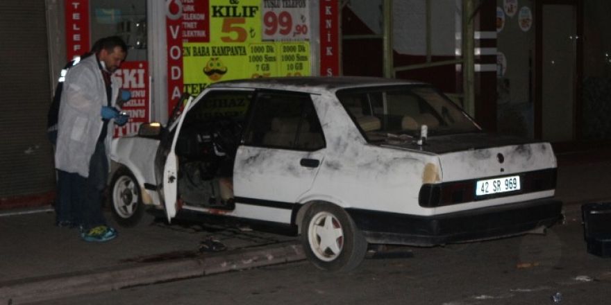 Konya'da otomobilde silahlı saldırıya uğrayan kişi hayatını kaybetti