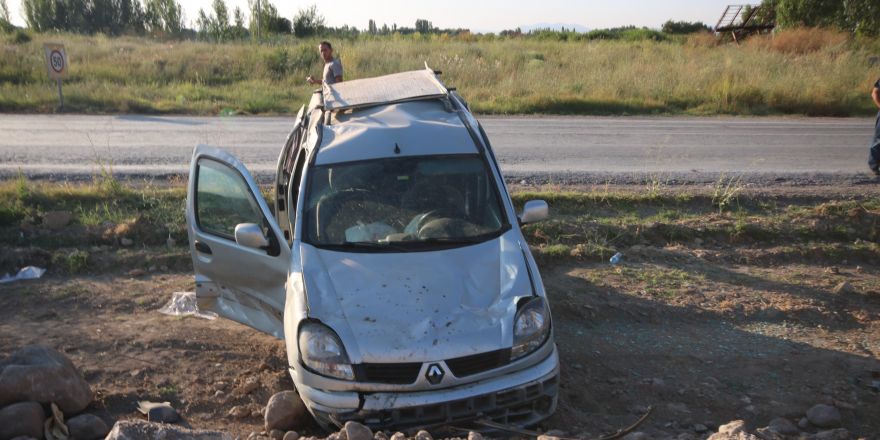 Konya'da cenaze dönüşü kaza: 5 yaralı