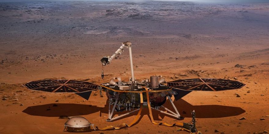 NASA'nın sismik inceleme aracı Mars'a indi