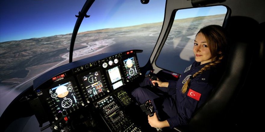 Emniyetin ilk kadın helikopter pilotu olarak tarihe geçti