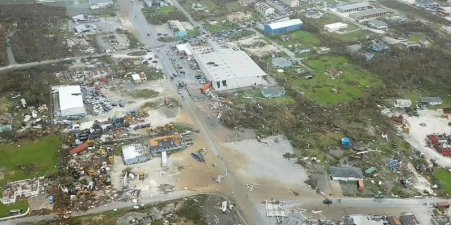 Bahamalar, Dorian Kasırgası sonrası havadan görüntülendi