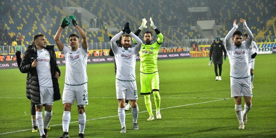 Konyaspor'da galibiyet sevinci