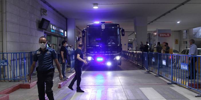 Beşiktaş kafilesi Konya’ya geldi