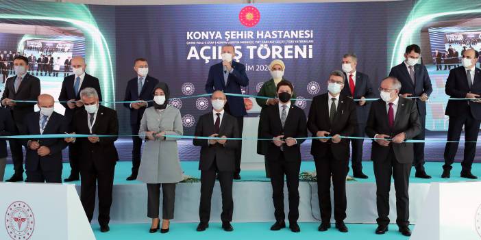 Konya Şehir Hastanesi ve yatırımların toplu açılış töreni