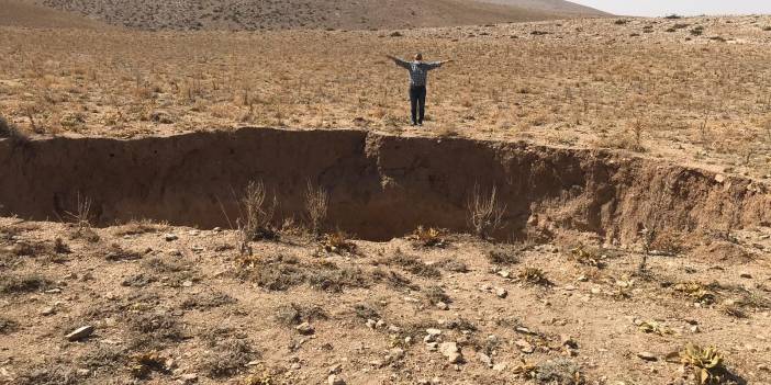 Konya’da 30 metre çapında obruk oluştu