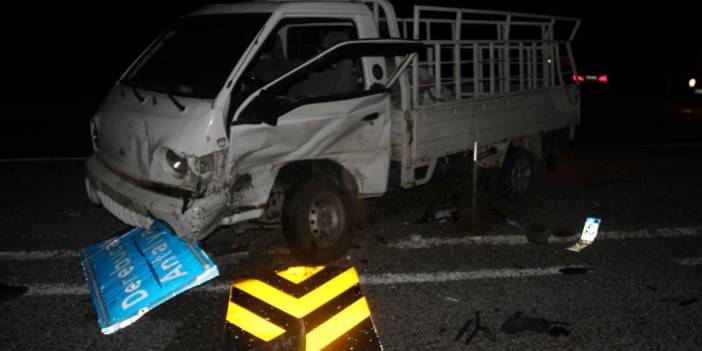 Konya’da kamyonetle otomobil çarpıştı: 6 yaralı