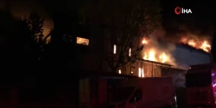 Kastamonu'da Yangın! Ahşap Fabrikası Alevlere Teslim Oldu