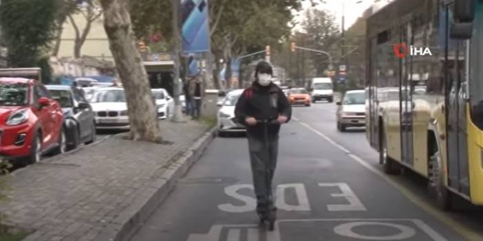 İstanbul'da Elektrikli Scooterlar'a Yönelik Sıkı Denetim
