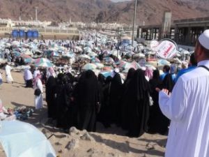 Türk hacı adayları Uhud'u ziyaret etti